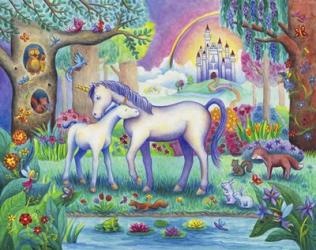 Unicorn Foal Castle | Obraz na stenu