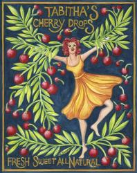 Food Labels Cherry Drops | Obraz na stenu