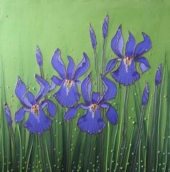 Purple Iris | Obraz na stenu