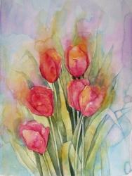 Vibrant Tulips | Obraz na stenu