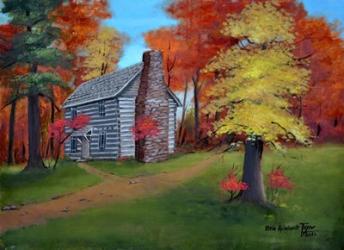 Hickory Tavern in Autumn | Obraz na stenu