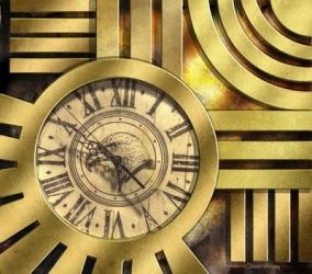 Art Deco Clock | Obraz na stenu