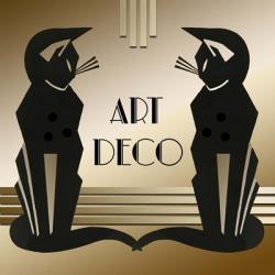 Art Deco Cats 1 | Obraz na stenu