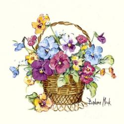 Pansy Basket Miniature | Obraz na stenu