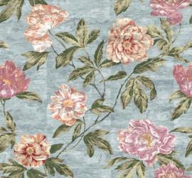 Tree Peony Powder Blue | Obraz na stenu