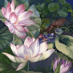 Jaguar Lily Pond | Obraz na stenu