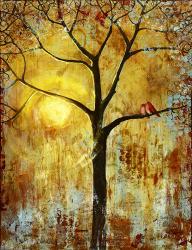 Red Birds Tree | Obraz na stenu