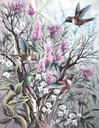 Hummingbird Tapestry | Obraz na stenu