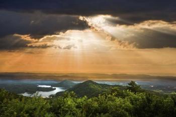 Rays Over Blue Ridge | Obraz na stenu