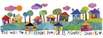 Friends House | Obraz na stenu