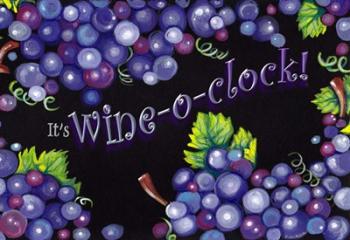 Wine O'Clock Grapes | Obraz na stenu