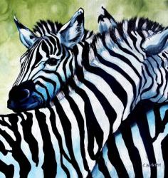 Zebra Love | Obraz na stenu