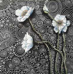 White Poppies 2 | Obraz na stenu