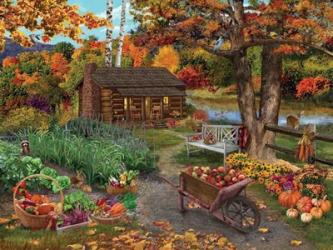 Harvest at the Cabin | Obraz na stenu