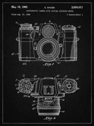 Photographic Camera With Coupled Exposure Meter Patent - Vintage Black | Obraz na stenu