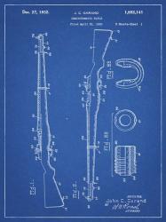 Semi-Automatic Rifle Patent - Blueprint | Obraz na stenu