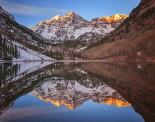 Maroon Bells Alpenglow | Obraz na stenu