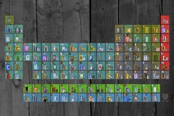 License Plate - Periodic Table | Obraz na stenu