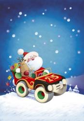 Santa Takes The Car | Obraz na stenu