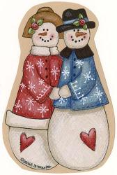 Snow Couple 1 | Obraz na stenu