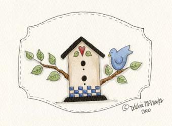 White Birdhouse | Obraz na stenu