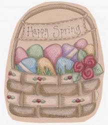 Happy Spring Basket | Obraz na stenu