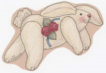 Rose Bunny 2 | Obraz na stenu