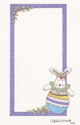 Purple Border Bunny | Obraz na stenu