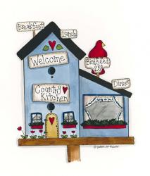 Country Kitchen Birdhouse | Obraz na stenu