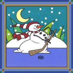 Coalman The Snowman Hockey 1 | Obraz na stenu