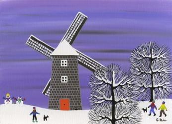 Winter Windmill | Obraz na stenu