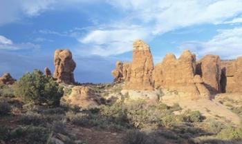 Rocky Landscape Under Blue Sky 10 | Obraz na stenu