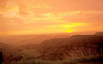 Theodore Roosevelt National Park Sunset 56 | Obraz na stenu