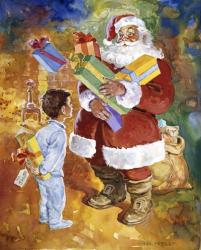 Santa Bearing Gifts | Obraz na stenu