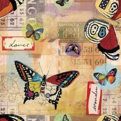 Flutter Collage pattern repeat 1 | Obraz na stenu