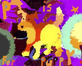 P Is For Puppy | Obraz na stenu