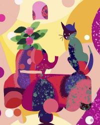 Still Life With Cat And Elephant | Obraz na stenu