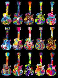 Pop Art Guitars | Obraz na stenu