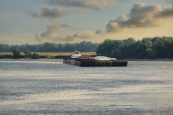 Barge On The River 1 | Obraz na stenu