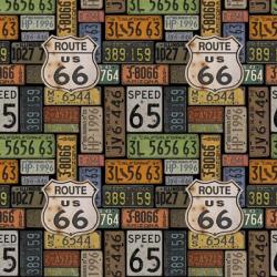 Route 66 -  Black II | Obraz na stenu