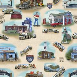 Route 66 Landmarks II | Obraz na stenu