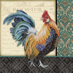 Damask Rooster - A | Obraz na stenu