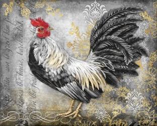 Gold Lace Rooster B | Obraz na stenu