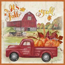 The Pumpkin Patch Truck A | Obraz na stenu