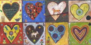 Eight Flat Hearts | Obraz na stenu