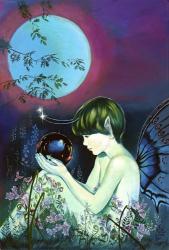 Fairy And The Magic Bubble | Obraz na stenu
