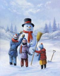 Snowman III | Obraz na stenu