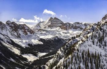 Snow Covered Maroon Bells | Obraz na stenu