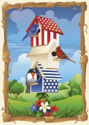 Star Spangled Birdhouse | Obraz na stenu