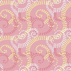 Pretty & Pink-Swirl dot coordinate | Obraz na stenu